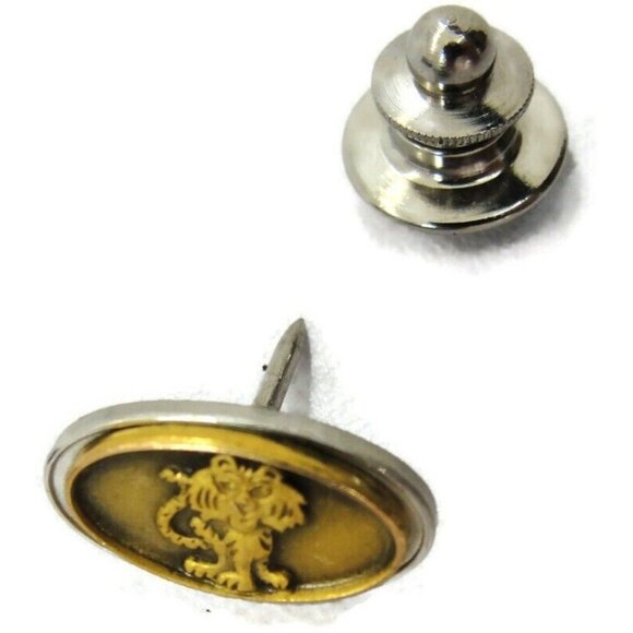 Tiger Cub 1/10 10K Yellow Gold Filled Tie Tack Lapel Pin Necktie Suit Vintage - Picture 2 of 15